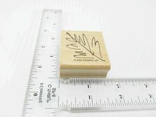 Autumn Fallen Leaf Rubber Stamp - Stamp Set B340