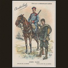 Arm�e Russe Uhlan De La Garde Tirailleur De La Garde Chocolate Louit Postcard