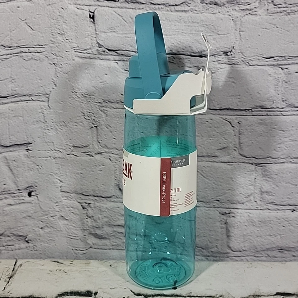Garrafa de água CamelBak Thrive Chug Tritan Renew 25 oz em azul enseada à prova de vazamento nova - Imagem 4 de 4