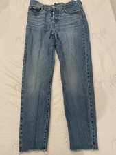 Levi's women  s wedgie straight Blue Denim Jeans size 27