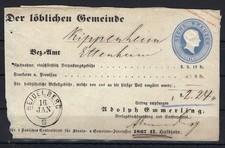 Baden U 13 Gemeinde GA von Heidelberg n. Kippenheim, Bahnpost (TT04303)