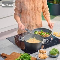 Berndes Bratpfanne Balance Enduro 28 Cm Induktion Kratzfest Guss-Optik Antihaft