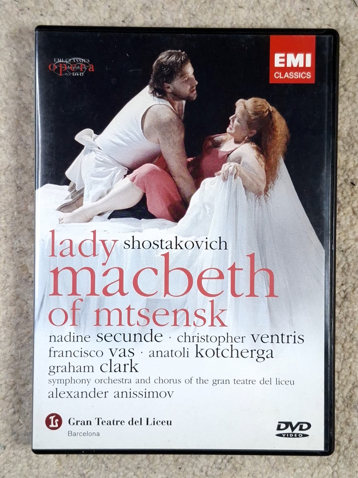 Shostakovitch: Lady Macbeth of Mtsensk DVD (2004) Dmitri Shostakovich