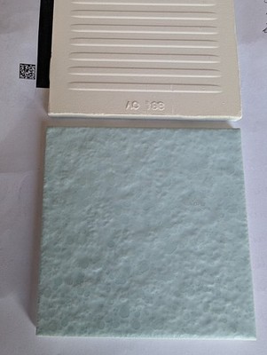 4 pcs  #916 American Olean Tuscany Pale Aqua 4 1/4'' Ceramic Tile Square USA Made