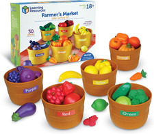Farmer'S Market Color Sorting Set - Play Food for Kids, Toddler Stacking Toys, G