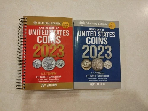 2023 SPIRAL RED BOOK and Blue Book Combo Whitman