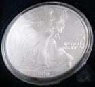 2006 American Eagle .999 One Ounce Silver In Velvet Blue Case