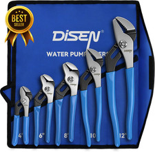 5 Piece Channel Lock Pliers Set Adjustable Tongue Groove Slip Joint Water Pump P
