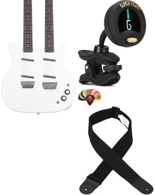 Danelectro DBN 612 WTP + Snark ST-8 + Dunlop PVP101 + Levy's M8POLY-BLK Val