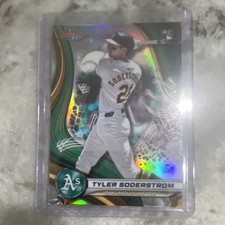 Topps 2024 Bowman's Best Tyler Soderstrom Oakland Athletics Refractor Rookie #47