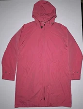 L.L. Bean Womens Rose PInk Full Zip Jacket With Liner Size Medium Regular