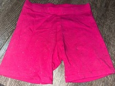Girls Sz 10/12 L pink cotton blend cartwheel shorts members mark Sam  s Guc