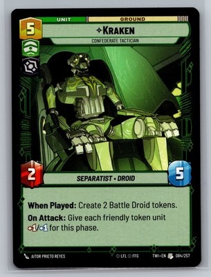 Star Wars Unlimited Twilight of the Republic #84 Kraken