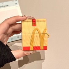 Mcdonalds Earphone Case For Apple Airpods 4,3,2,1 Shockproof Soft Cover
