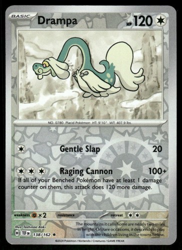 Drampa 138/162 - Temporal Forces - Reverse Holo Rare NM
