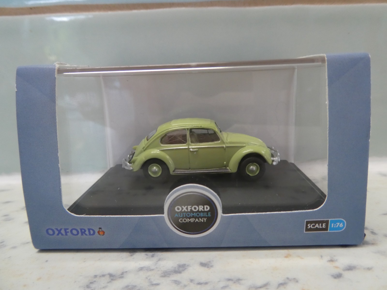 Oxford Diecast 1 : 76 Scale OO Gauge VW Beetle Car Beryl Green 76VWB006