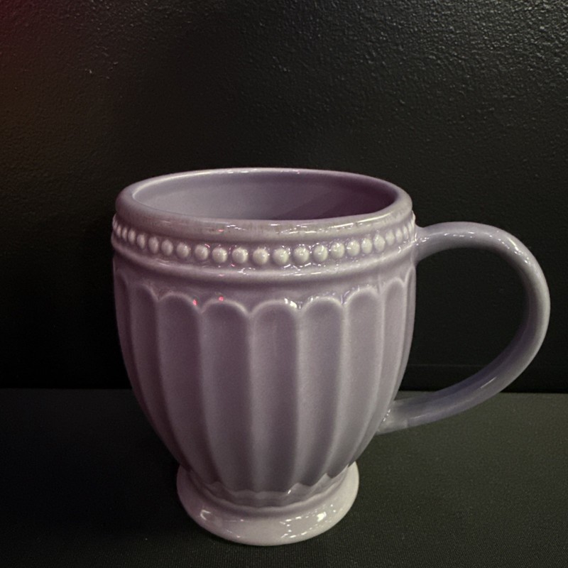 LENOX "FRENCH PERLE" LAVENDER,STONEWARE MUG, NM COND