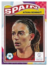 Aitana Bonmati 2025 Topps Living Set UEFA Women’s Euro #001  SPAIN SP /1189