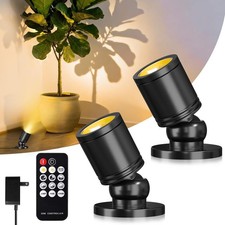 Mini LED Spotlight with Remote Control, Dimmable Small Spot Lights Indoor Plu