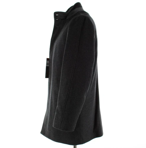 Cardinal of Canada NWT Wool Blend Car Coat w/ Removable Bib Size 44R In Charcoal image 6