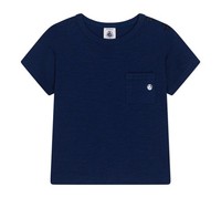 Petit Bateau Baby Jungen T-Shirt Blau 12M Kurzarm Top Neu
