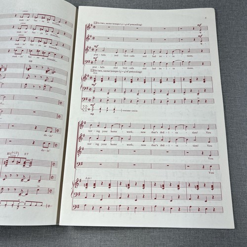 The Magic Store di Williams & Ascher and Fry ~ 1979 libro di canzoni vintage SATB - Foto 4 di 5