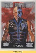 2021 AEW All Elite Wrestling Main Features Silver Dustin Rhodes #MF-12 READ 0nr3