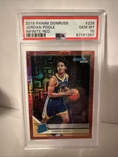 2019-20 Panini Donruss - Rated Rookie Jordan Poole #226 Red Infinite /99 (RC)