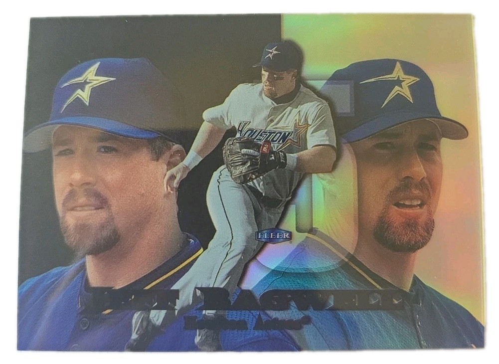 1999 Flair Showcase Collection Jeff Bagwell Row 1 Seat 6 Black Print ERROR 