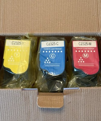 C231H Color Toner Cartridges CMY High Yield for Lexmark C2325 C2425 C2535