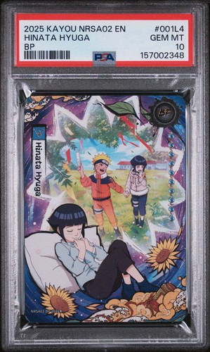 2025 KAYOU NRSA02 EN Hinata Hyuga BP-001L4 PSA 10