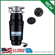 10-US-WM-048-3B Garbage Disposal Anti-Jam Stainless Steel Food Waste Grinding Sy