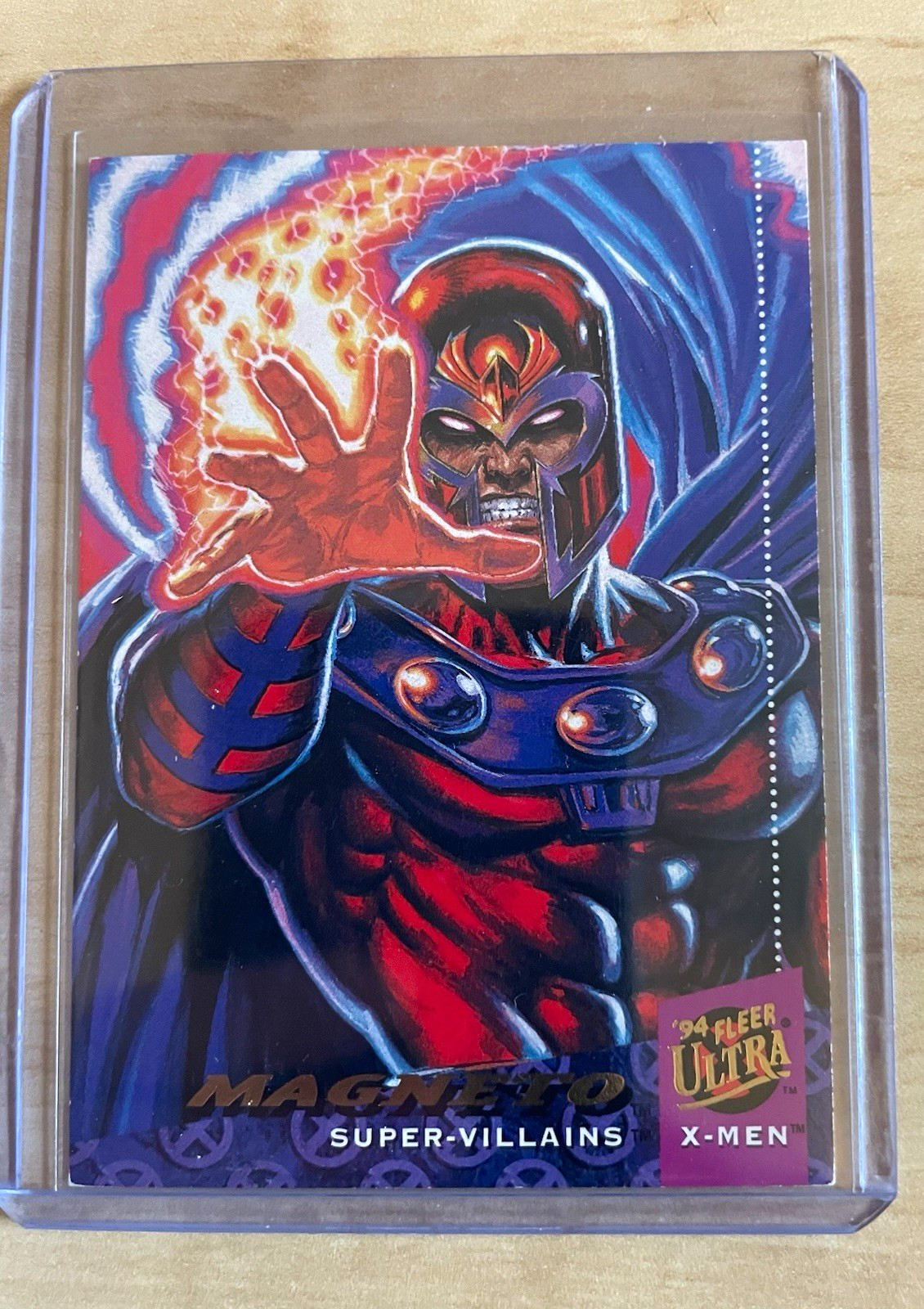 🔥 1994 Fleer Ultra X-Men Magneto Super-Villains Base Card #55 (Larkin)