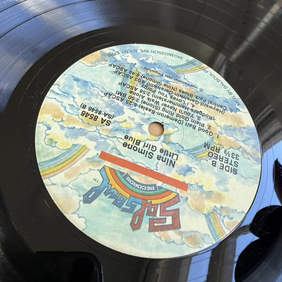 NINA SIMONE Little Girl Blue SALSOUL LP US Vintage Pressing Vinyl LP Complete! Foto 3 de 4