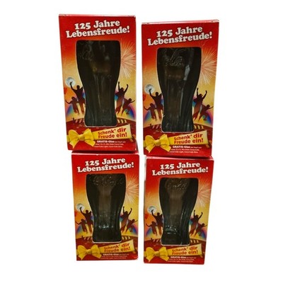 Coca Cola Glas Gläser 125 Jahre Lebensfreude Jubiläum 2011 NEU OVP 4 Stück