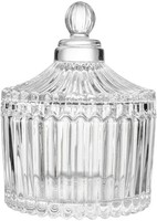 Clayre & Eef 6GL4725 Vorratsglas Mit Deckel Glas Ø7Xh9Cm Transparent