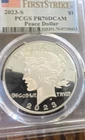 2pc Set - 2023-S Proof  Morgan &Peace Silver Dollar PCGS PR70DCAM First strike