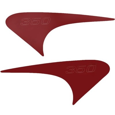 Chaparral Boat Hardtop Decals 14.00460 | 350 Signature Red (Set of 2)