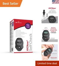 Self Check A1C Home  Kit - 4 Tests, Fast 5-Minute Results, Compact Design