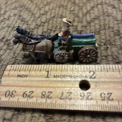 IRS China Vintage Cast Iron Miniature Farm People 1990s