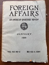 A Collectible Copy of Foreign Affairs vol.46 ...