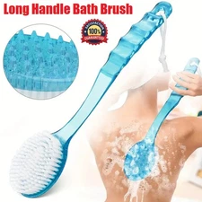 Bath Body Brush Long Handle Back Shower Brush Back&Body Skin Shower Scrubber