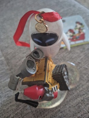 Disney Store sehr selten 2015 WALL-E und E.V.E Christbaumschmuck Ornament