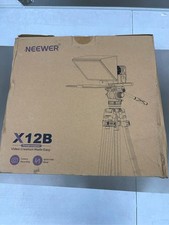 NEEWER Basics X12B Aluminum Alloy Liftable Teleprompter 12" for iPad Tablet Phon