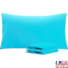 Soft Microfiber Pillowcases Envelope Closure Body Pillow Covers Sleep Support US