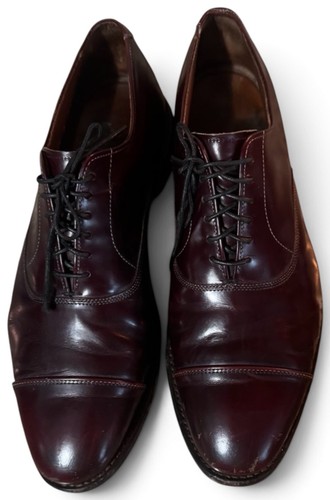 Allen Edmonds, Scarpe uomo vintage 1988 Allen Edmonds Park Avenue 5675 bordeaux 9,5 C punta cappuccio