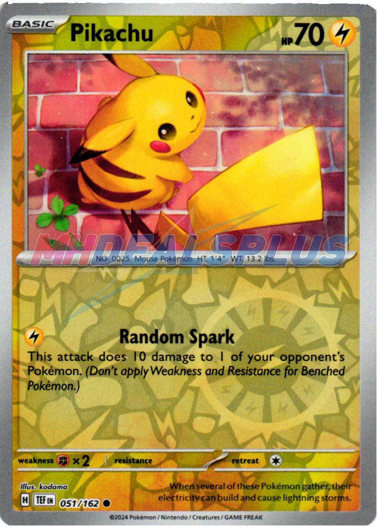 Pikachu 051/162 SV05: Temporal Forces for sale | eBay