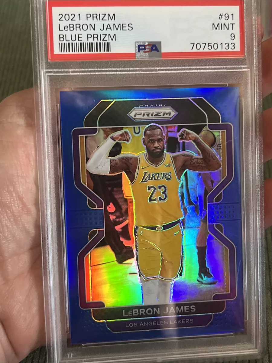 2021 Prizm LeBron James NBA PSA 9