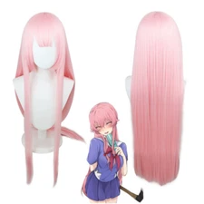 Gasai Yuno ANIME Cartoon Cosplay Wig Heat Resistant Synthesis Wigs