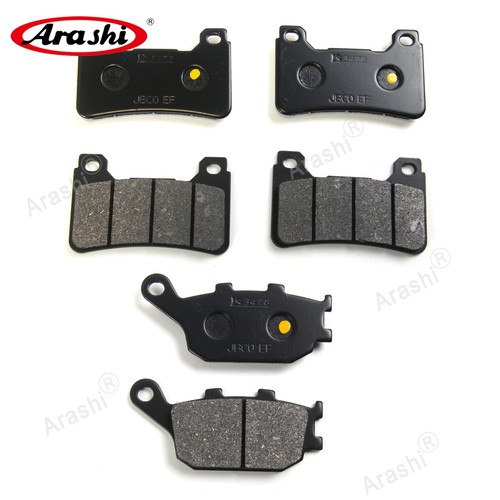 Organic Front and Rear Brake Pads For Honda CBR1000RR Fireblade 2004 2005 - Picture 2 of 4